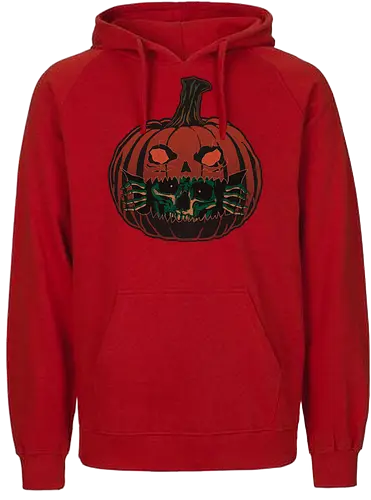 Pumpkin Surprise - kürbis, scary, dth - Fairtrade Hoodie