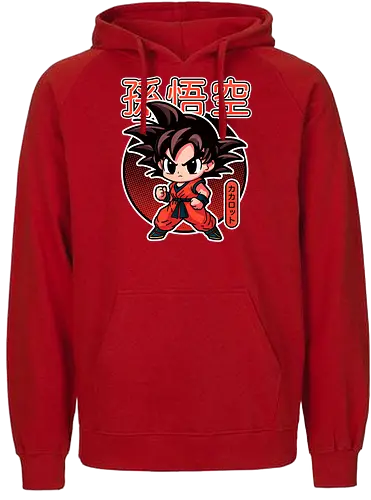 Little Monkey - dragon, ball, anime, manga - Fairtrade Hoodie