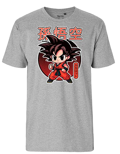 Little Monkey - dragon, ball, anime, manga - Fairtrade T-Shirt