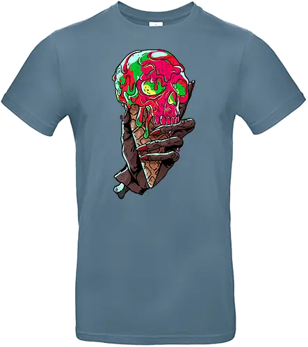 Skeletal Scoop - scoop, ice, eis, zombie, icecrm - Standard T-Shirt