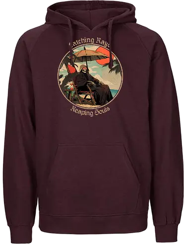 Catching Rays - sensenmann, holidays, urlaub, summer, rper - Fairtrade Hoodie