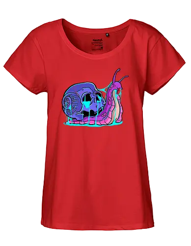 Grim Reaper's Gastropod - Snail, Schnecke, tod, death - Fairtrade Girl Shirt