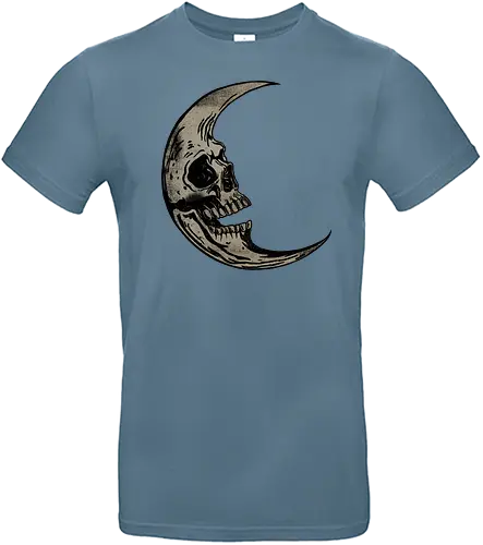 Lunar Remains - skull, schädel, mond, moon - Standard T-Shirt