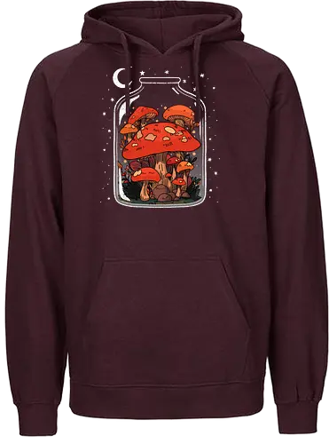 Vase of life - mushroom, pilz - Fairtrade Hoodie