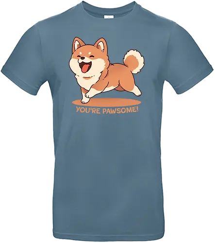 You're Pawsome - awesome, dog, shiba, hund, pun - Standard T-Shirt