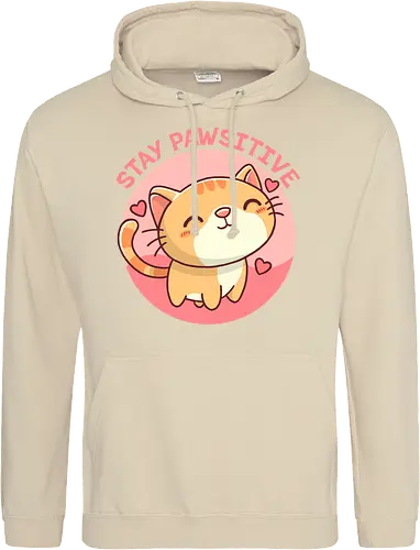 Stay pawsitive cat