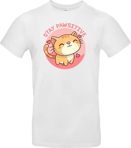 Stay pawsitive cat