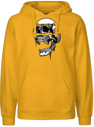 Falling apart - skull, schädel - Fairtrade Hoodie
