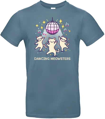 Dancing Meowsters - dance, Tanzen, katze - Standard T-Shirt