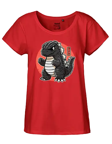 Little Kaiju - kaiju, monster, japan - Fairtrade Girl Shirt