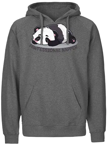 Pawfessional napper - nap, schlafen, chill, panda - Fairtrade Hoodie