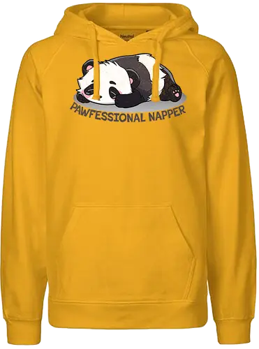 Pawfessional napper - nap, schlafen, chill, panda - Fairtrade Hoodie