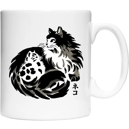 Sumi-e Cats
