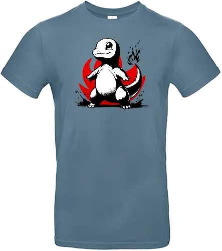 Sumi-e-Fire - pocket, monster, fire, starter, feuer - Standard T-Shirt