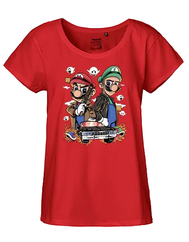 family business - gaming, mario, winchester, mashup - Fairtrade Girl Shirt