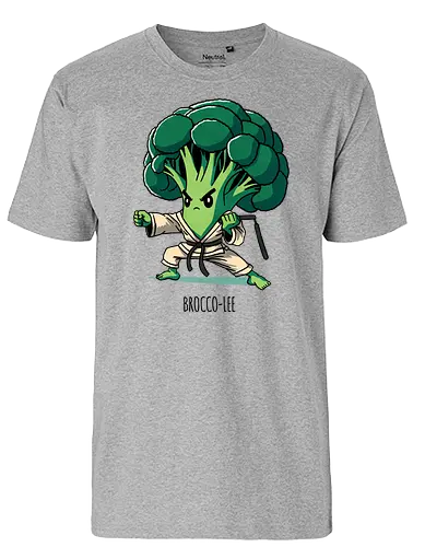 Brocco-lee - broccoli, brokkoli, karate, pun, vegetable - Fairtrade T-Shirt