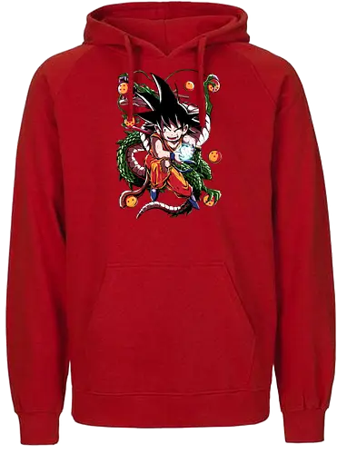 Monkey Boy - dragon, ball, goku, anime, manga - Fairtrade Hoodie