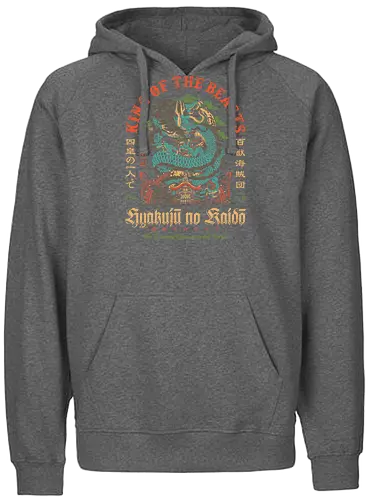 Hyakuju no Kaido - anime, manga, pirate - Fairtrade Hoodie