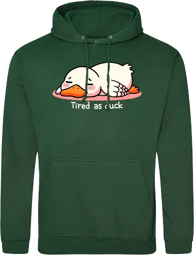 Tired as duck