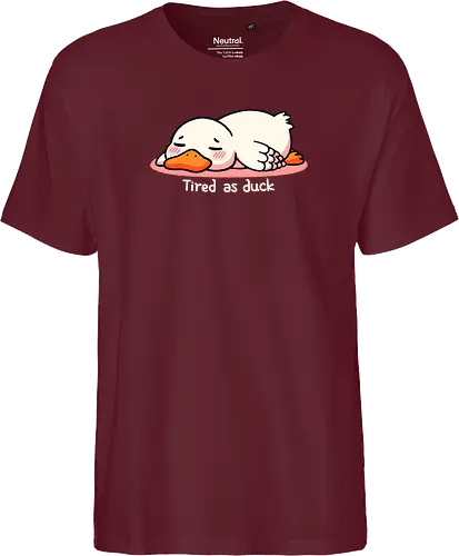 Tired as duck