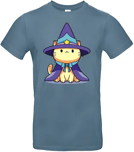 Whisker Wizardry - cat, katze, wizard, magic - Standard T-Shirt