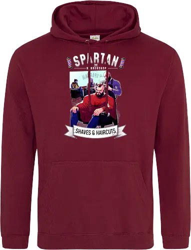 barber shop - spartaner, god, war, kratos - Standard Hoodie