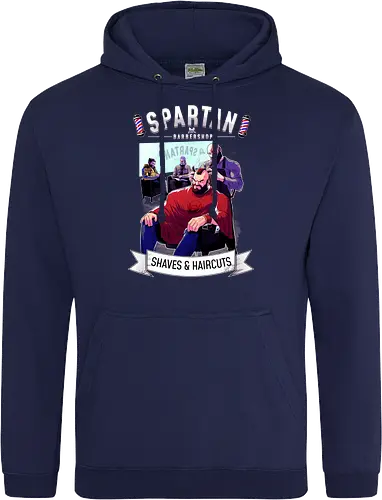 barber shop - spartaner, god, war, kratos - Standard Hoodie
