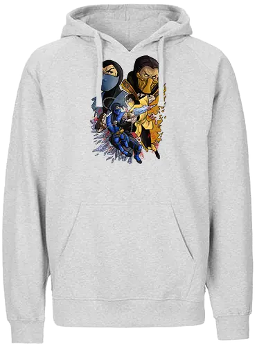 Combat - mortal, kombat, gaming, bt em up - Fairtrade Hoodie