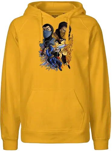 Combat - mortal, kombat, gaming, bt em up - Fairtrade Hoodie
