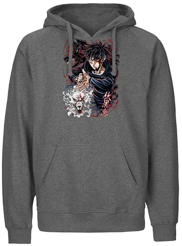 Demon Wolves - jjk, jujutsu, anime, manga - Fairtrade Hoodie