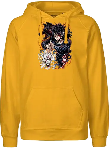 Demon Wolves - jjk, jujutsu, anime, manga - Fairtrade Hoodie