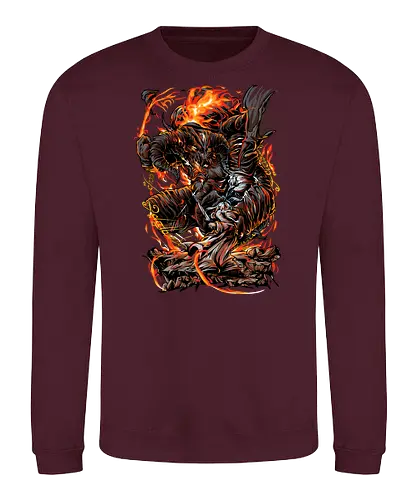 Demon Fights - balrog, elvish - Sweatshirt