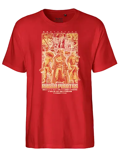 Roger Pirates All Crew - pirate, piece, anime, manga - Fairtrade T-Shirt