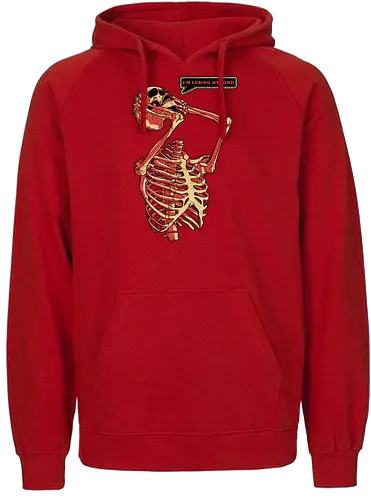 I'm losing my mind - skelett, skeleton, skull, hdless - Fairtrade Hoodie