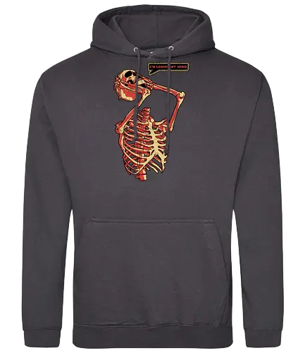 I'm losing my mind - skelett, skeleton, skull, hdless - Standard Hoodie