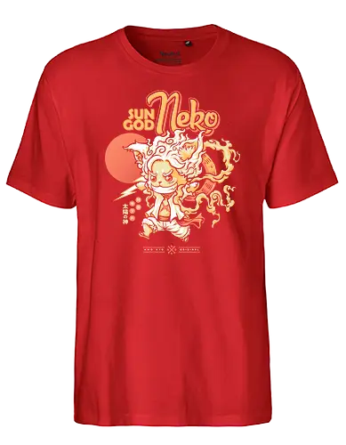 Sun God Neko - pirate, anime, manga, gr - Fairtrade T-Shirt