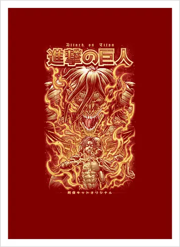 Titan Anime Metal Artwork