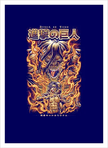 Titan Anime Metal Artwork