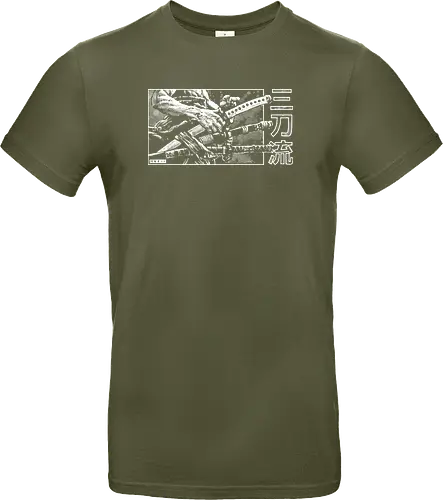 Santoryu - piece, pirate, Zoro, samurai - Standard T-Shirt