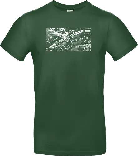 Santoryu - piece, pirate, Zoro, samurai - Standard T-Shirt