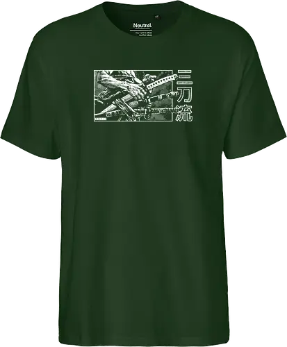 Santoryu - piece, pirate, Zoro, samurai - Fairtrade T-Shirt