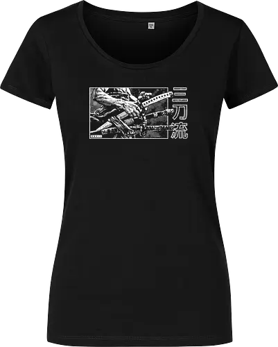 Santoryu - piece, pirate, Zoro, samurai - Women T-Shirt