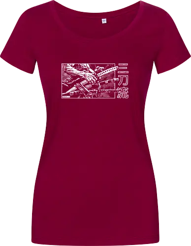Santoryu - piece, pirate, Zoro, samurai - Women T-Shirt