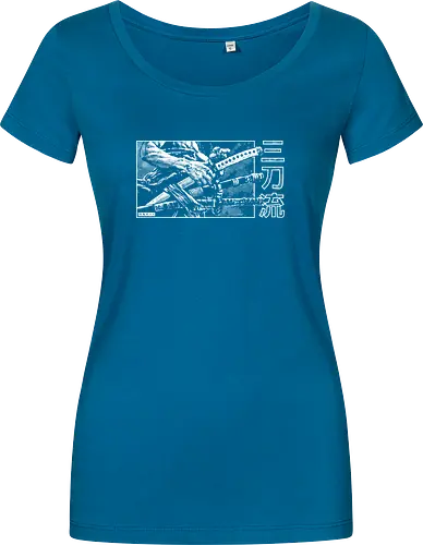 Santoryu - piece, pirate, Zoro, samurai - Women T-Shirt