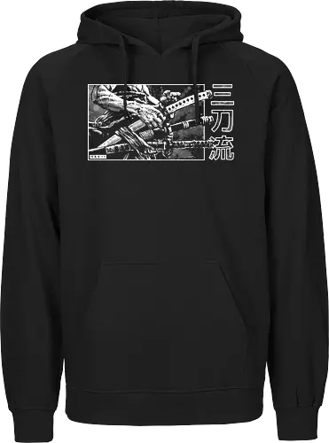 Santoryu - piece, pirate, Zoro, samurai - Fairtrade Hoodie