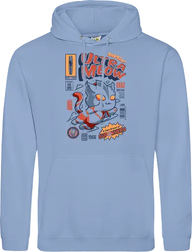 Ultrameow - ultraman, cat, katze, hero, comic - Standard Hoodie
