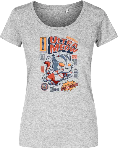 Ultrameow - ultraman, cat, katze, hero, comic - Women T-Shirt