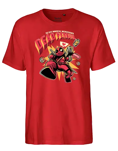 Deadpenguin - pinguin, penguin, hero, Antihero, comic - Fairtrade T-Shirt