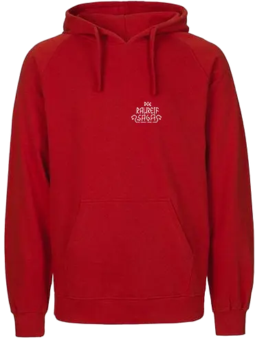 Die Raureif Saga - Schriftzug - die raureif saga, hörspiel, fantasy - Fairtrade Hoodie