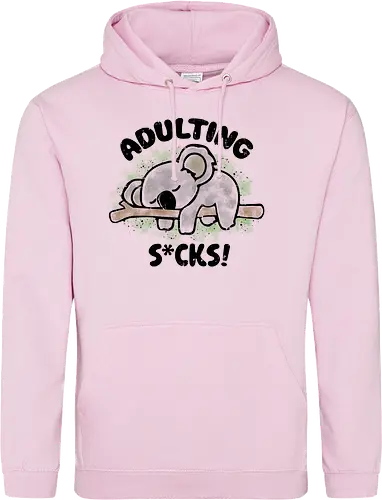 Adulting s*cks! black